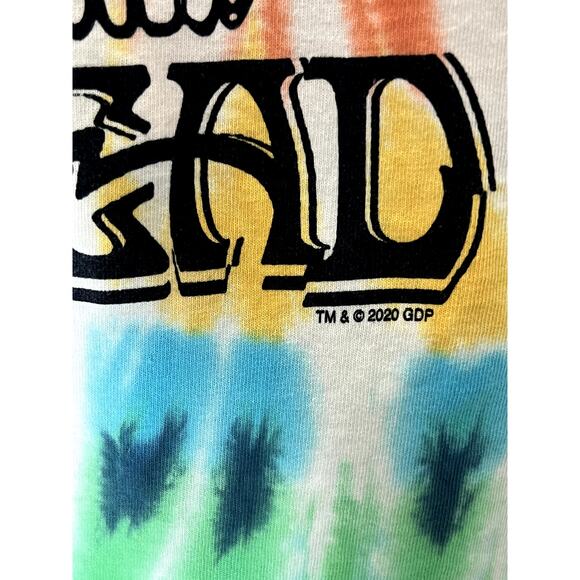 Liquid Blue size M T-shirt Grateful Dead Tye-dye  skull bright hippie dead-head - Picture 7 of 7